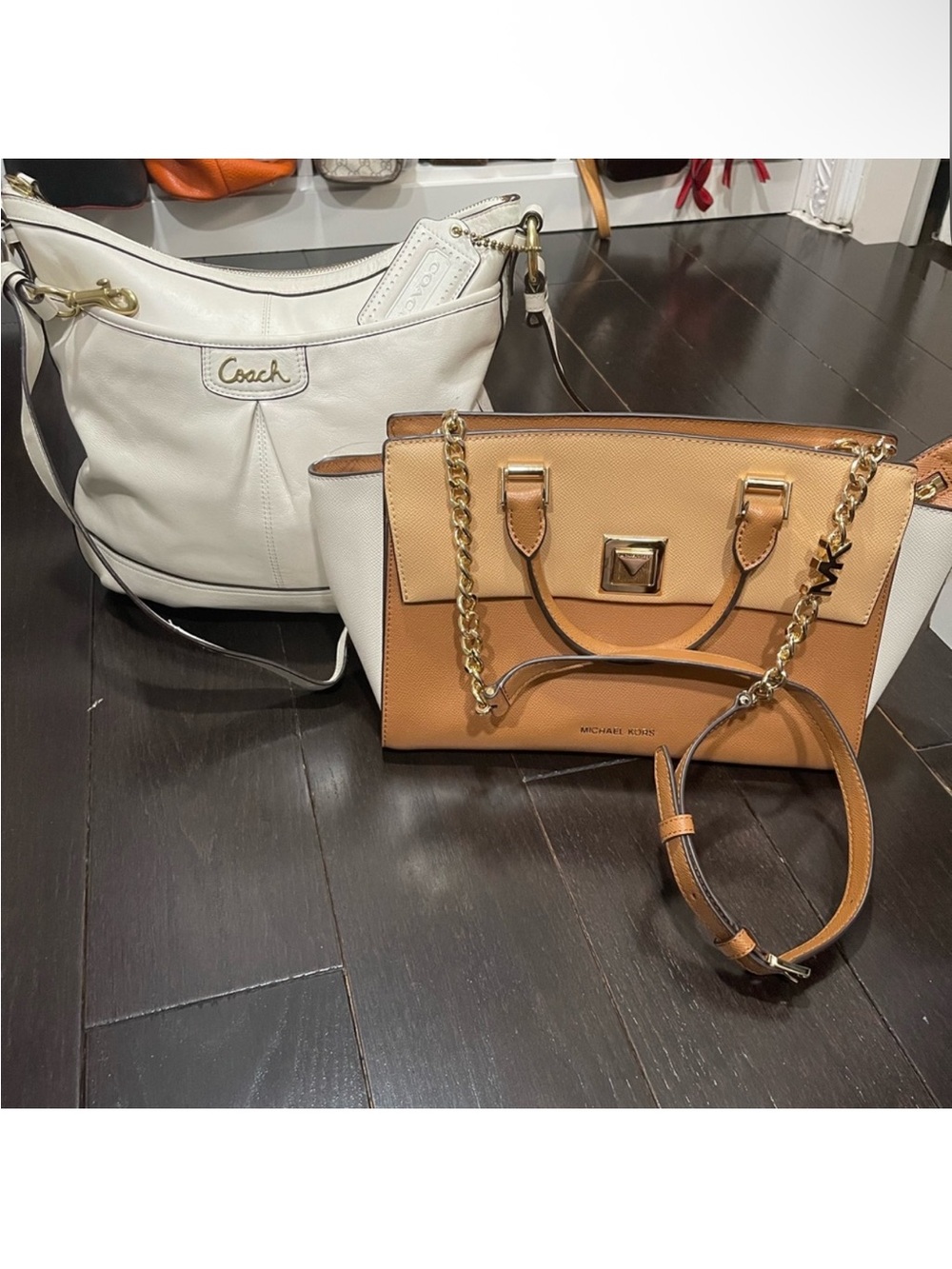 BUNDLE Coach Park Leather North South Duffle (Style F19726) AND NWT MK